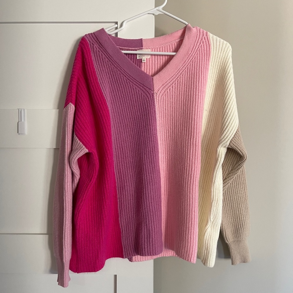 Multi-colored sweater
